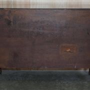 Commode Victorienne Tardive en Bois Dur Pieds Griffe et Boule
