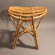 Vintage rattan stool 1960/1970.