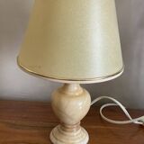 Pink marble lamp