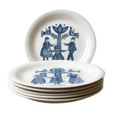 6 assiettes vintage