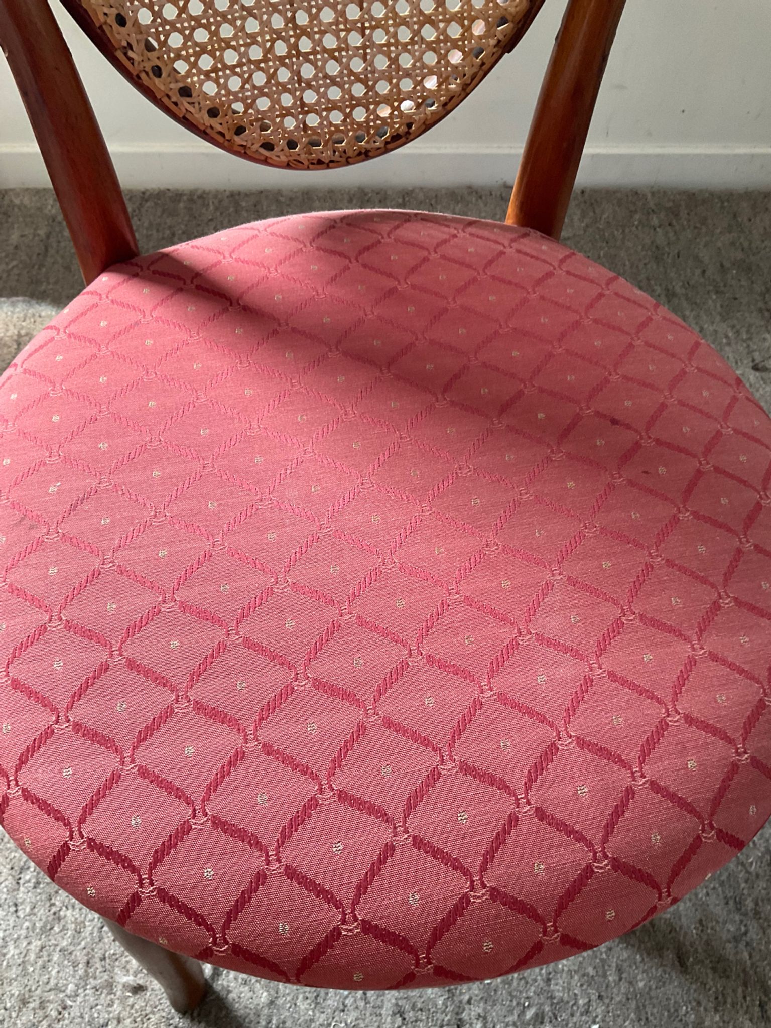 Chaise bistrot cannée enfant vintage