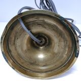 Solid brass lamp with star lampshade