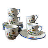Gien Cups Birds of Paradise