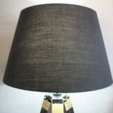 Black and gold tripod lamp
