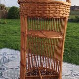 Vintage bottle holder basket