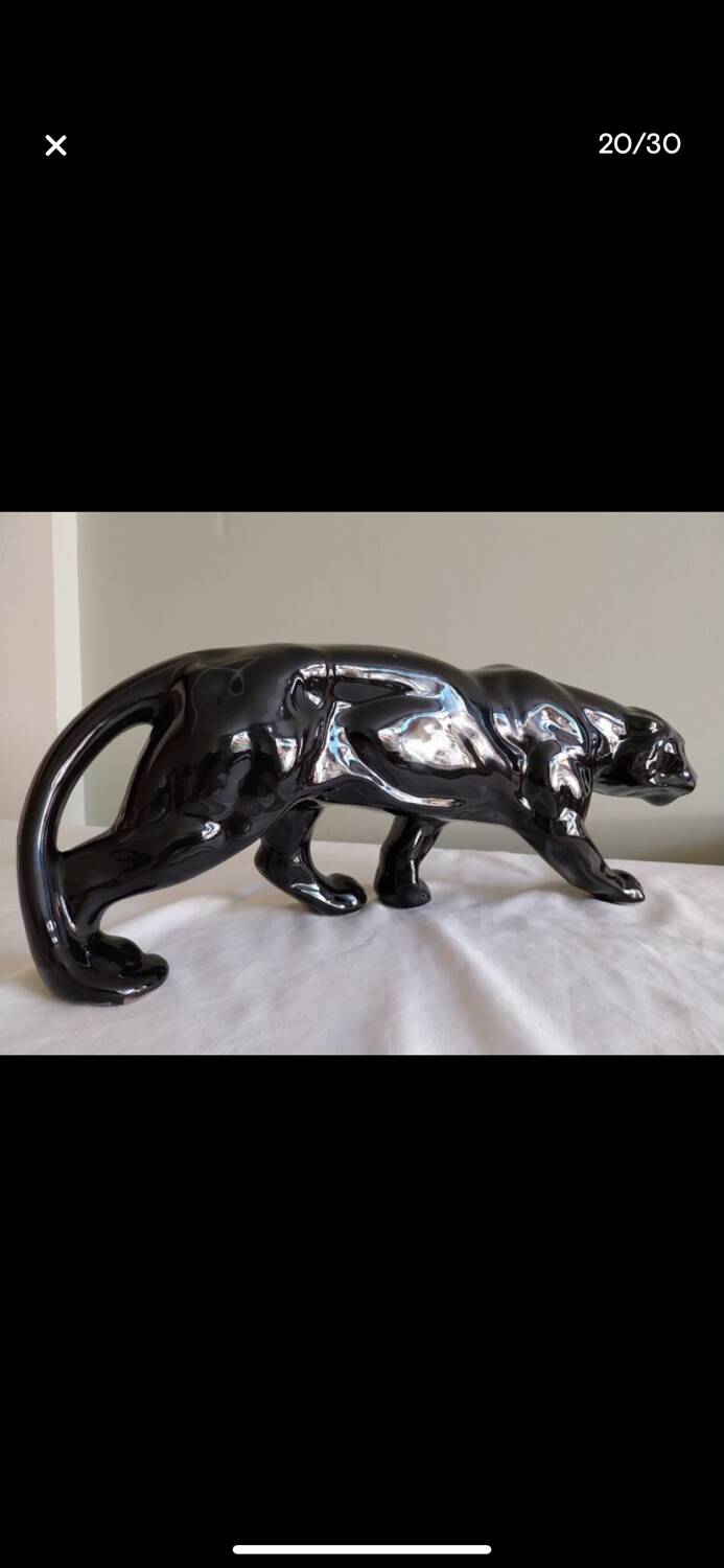 Saint Clement Ceramic Black Panther