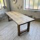 Table de ferme travail pin 1950 220cm