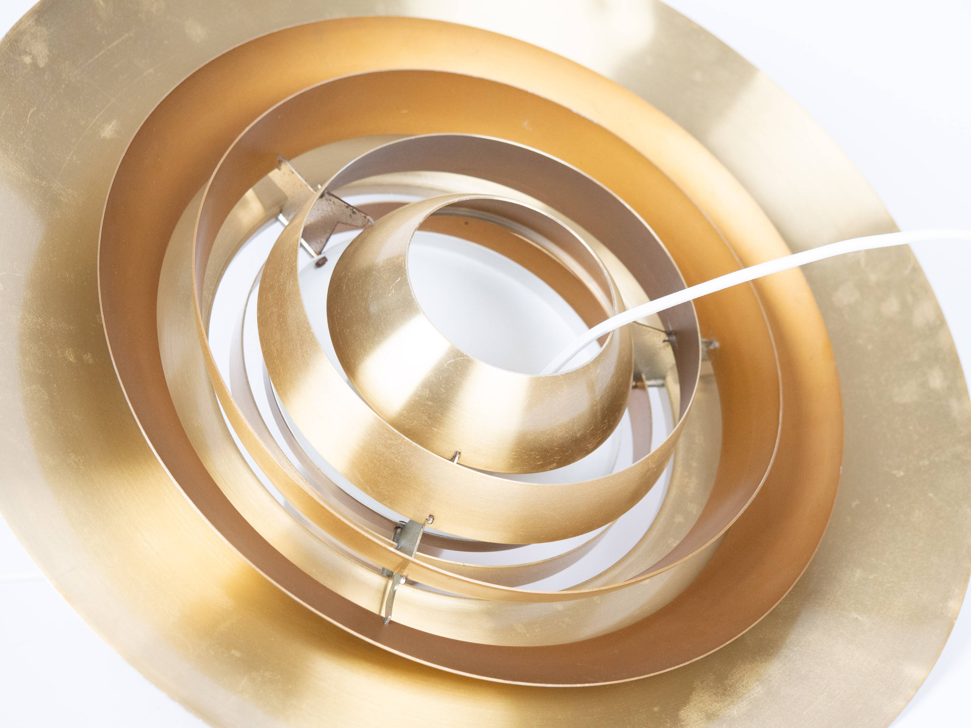 Danish vintage pendant lamp P376 by Fabricius and Kastholm, Nordisk Solar