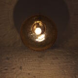 Suspensions globes en verre soufflé sur tige
