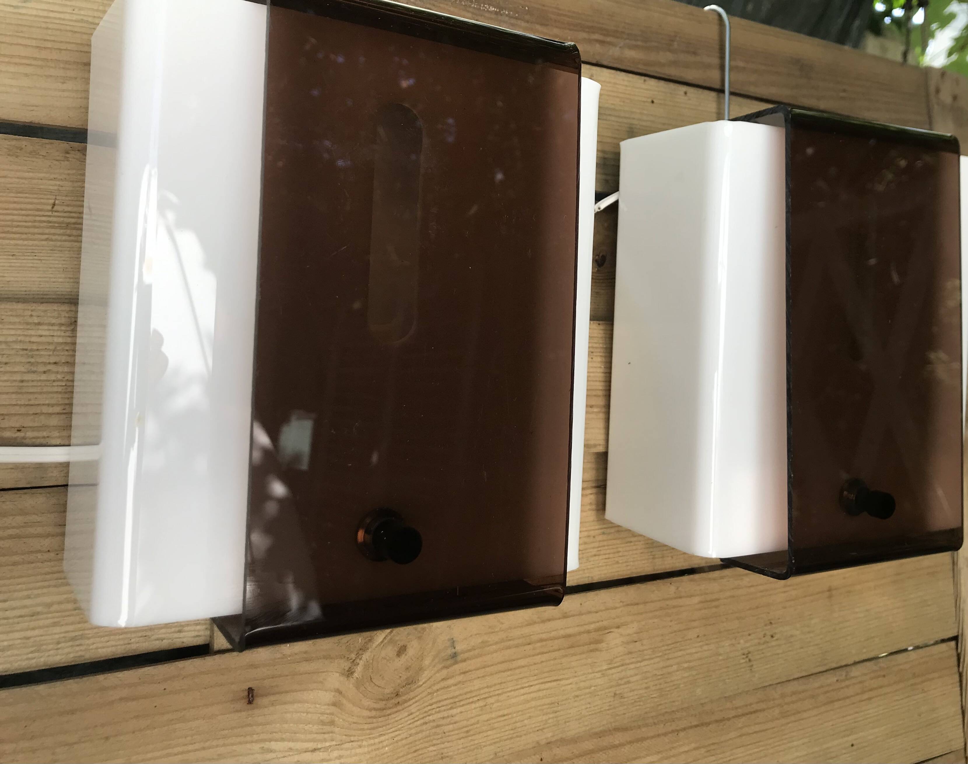 70s design wall lights