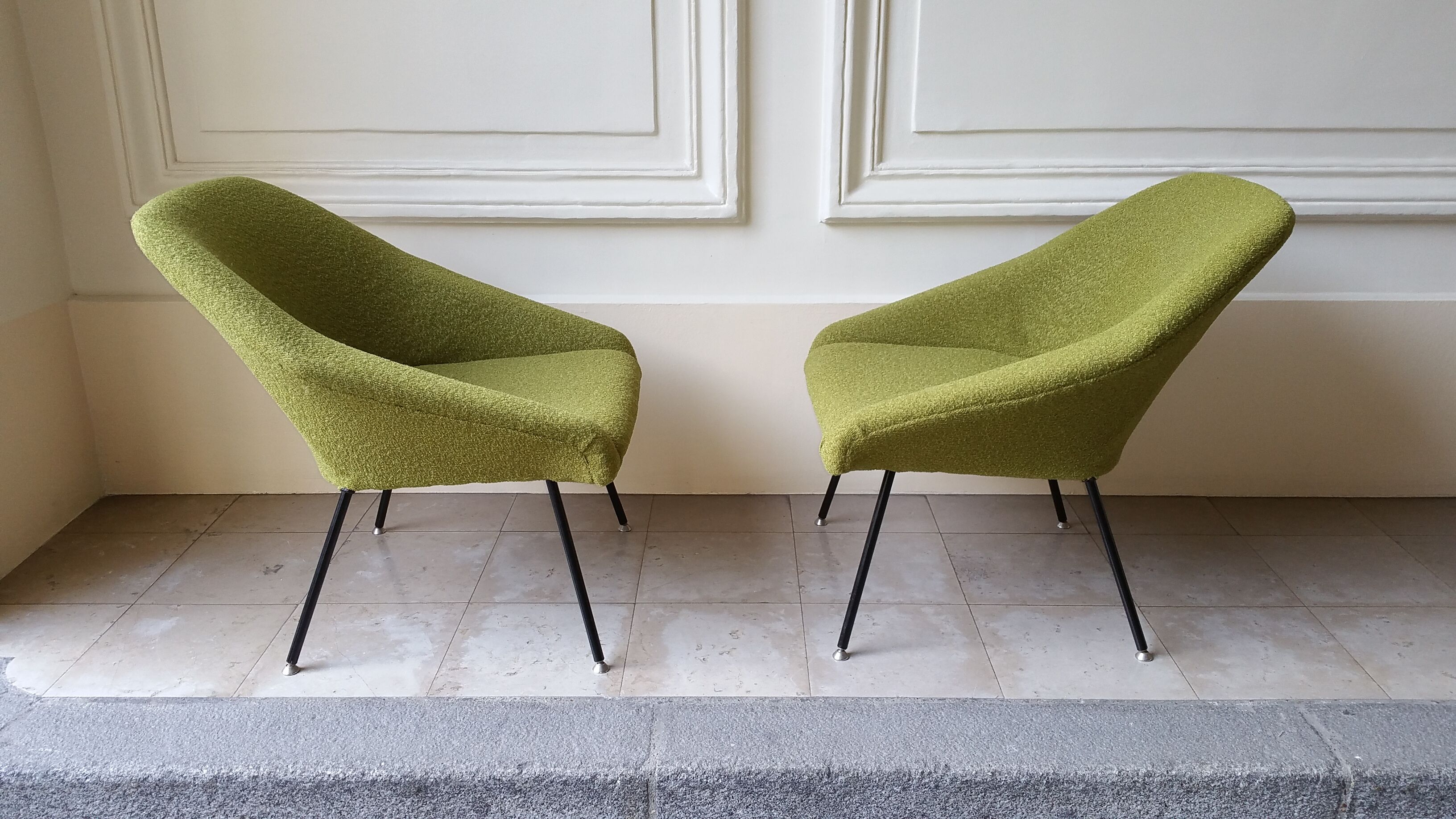 Set of 2 chairs 50 60 year cocktails