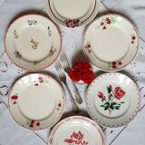 Flat plates in earthenware