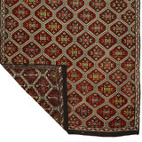 Anatolian handmade kilim rug 295 cm x 182 cm