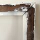Set of 2 wooden frames of white color