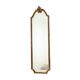 Deknudt Narrow Hall Mirror Gold Gilded Classic Acanthus Crown 138cm