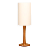 Scandinavian Modern Large Table or Floor Lamp solid Teak for Dyrlund, 1970s