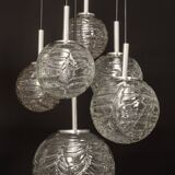 Grand cascading chandelier by Doria, Germany, 1970s.