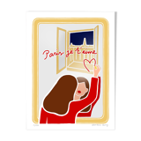 Illustration "Paris I love you"