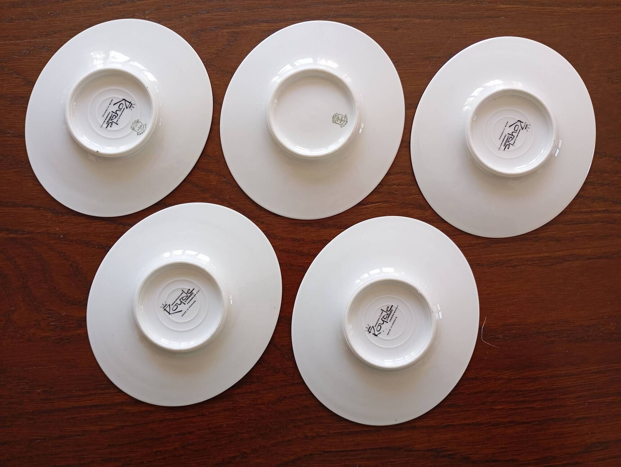 Moka cups in porcelain from Manufacture Royale (Limoges)