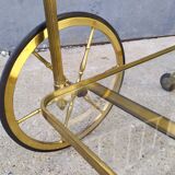Golden brass cart