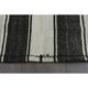 Black Beige Kilim Handmade Wool Antique Area Rug 186x291