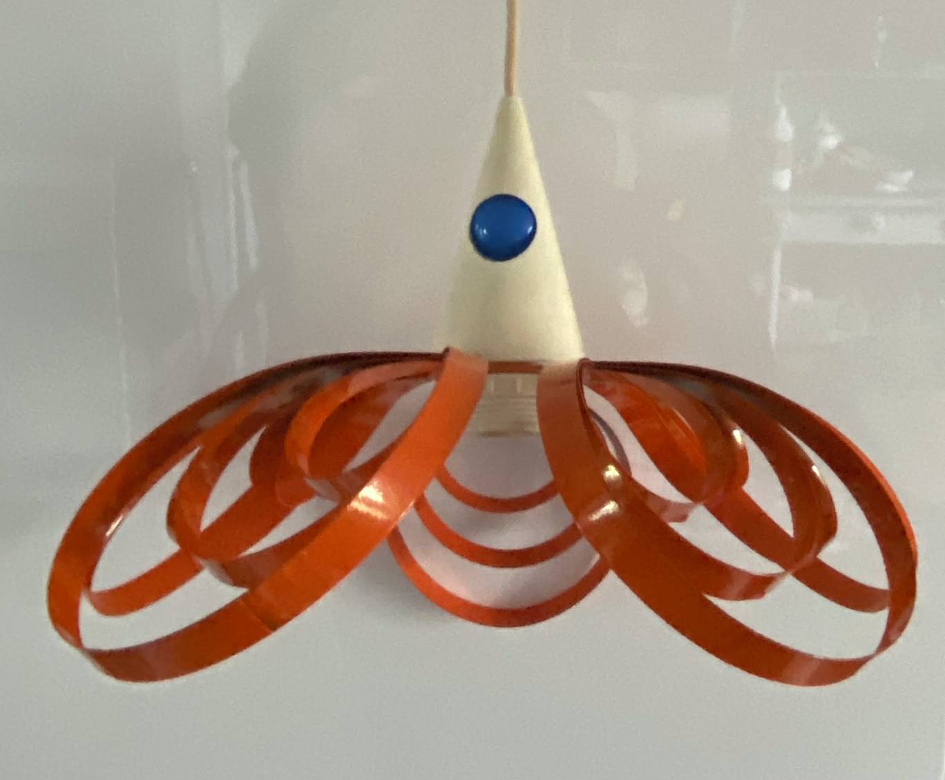 Scandinavian ceiling pendant lamp Space age Sputnik 70' vintage