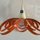 Scandinavian ceiling pendant lamp Space age Sputnik 70' vintage
