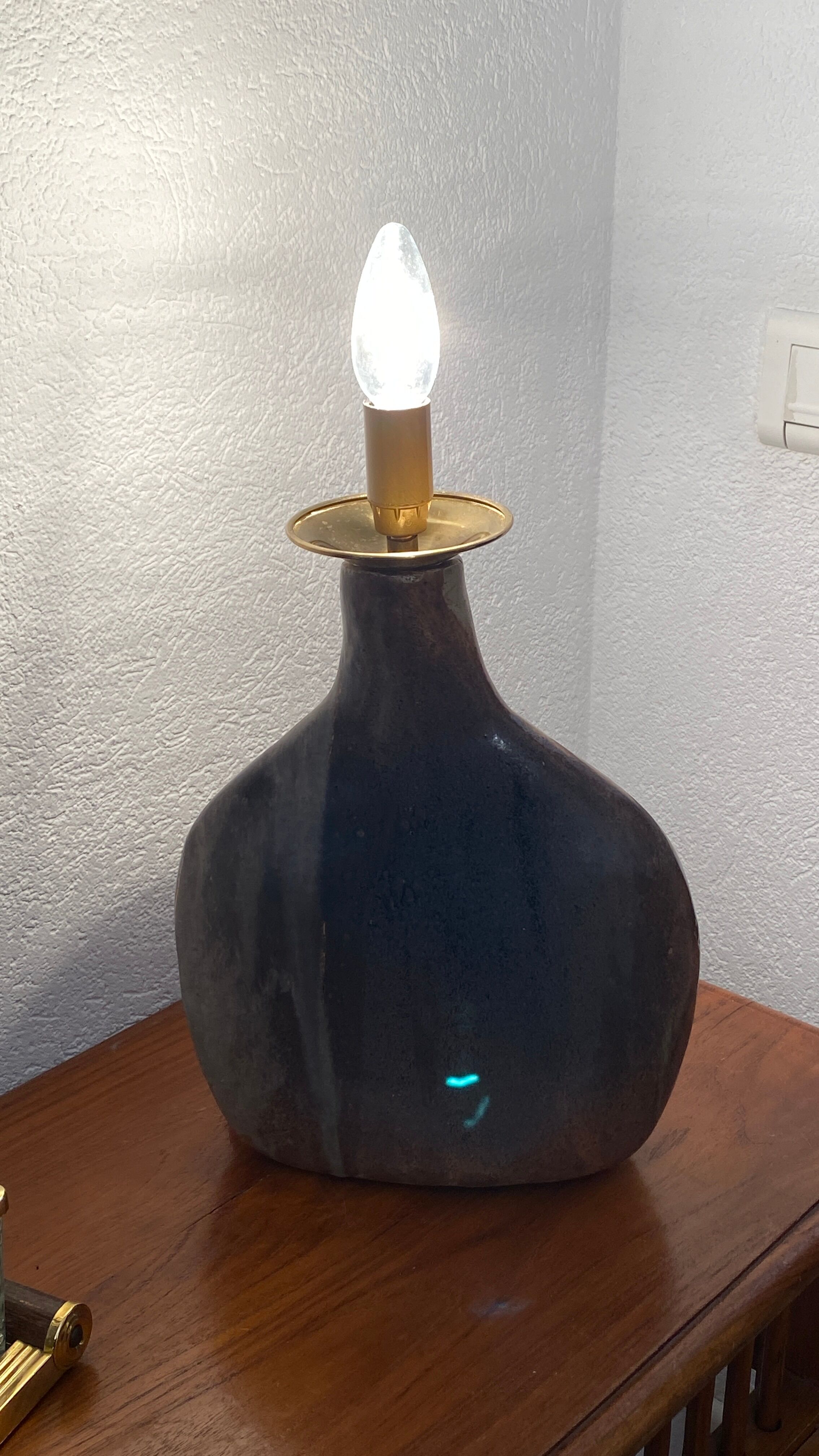 Glazed ceramic lamp, 1994