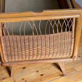 Rattan bed