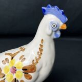 Collection, 20th century glazed terracotta rooster piggy bank
