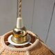 Realectrified rattan flower suspension