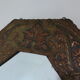 Antique bevelled artisanal mirror in repoussé copper - 54x45cm
