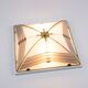 Vintage Art Deco Style White And Gold 1980s Ceiling Or Wall Lamp
