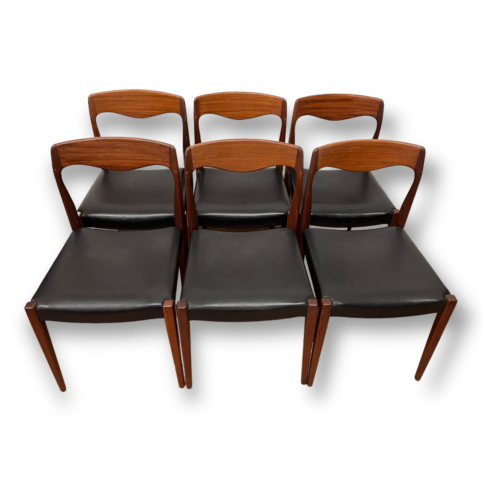 6 vintage lounge chairs
