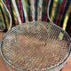 Chaise de jardin en fer peint XIXe