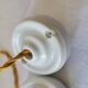 Duo de suspensions en opaline blanche