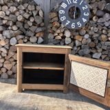 Solid wood confiturier / Renovated antique storage furniture