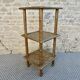 Bamboo shelf and rattan weaving
