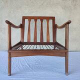 Scandinavian teak armchair from the 60s