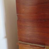 console-style empire/restauration-à crosses-fond de miroir-pieds griffes