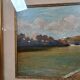 French School around 1900: oil on panel signed / view of the Doria River (Chambéry)