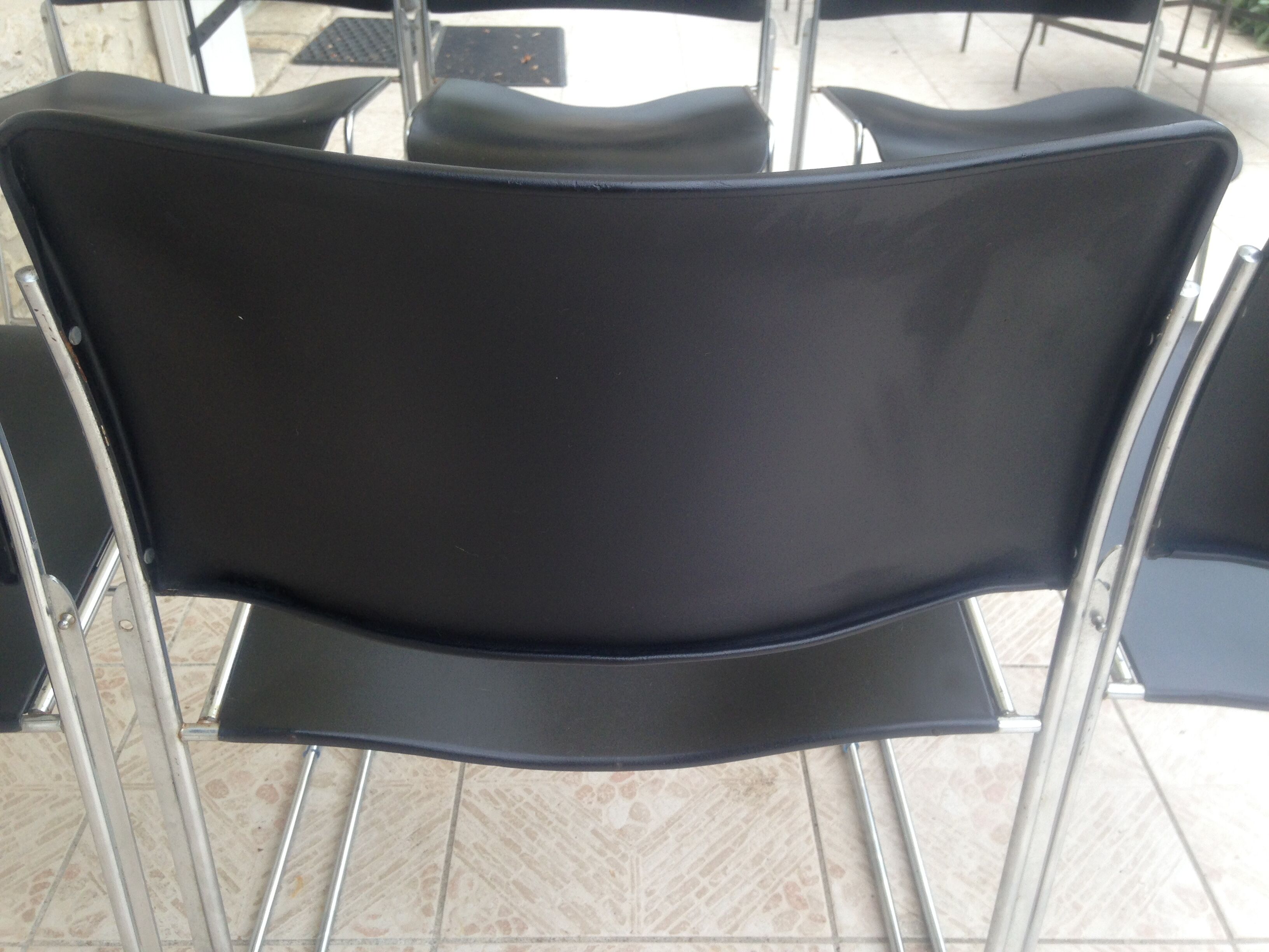 Set of 6 chairs by David Rowland Edition 1969