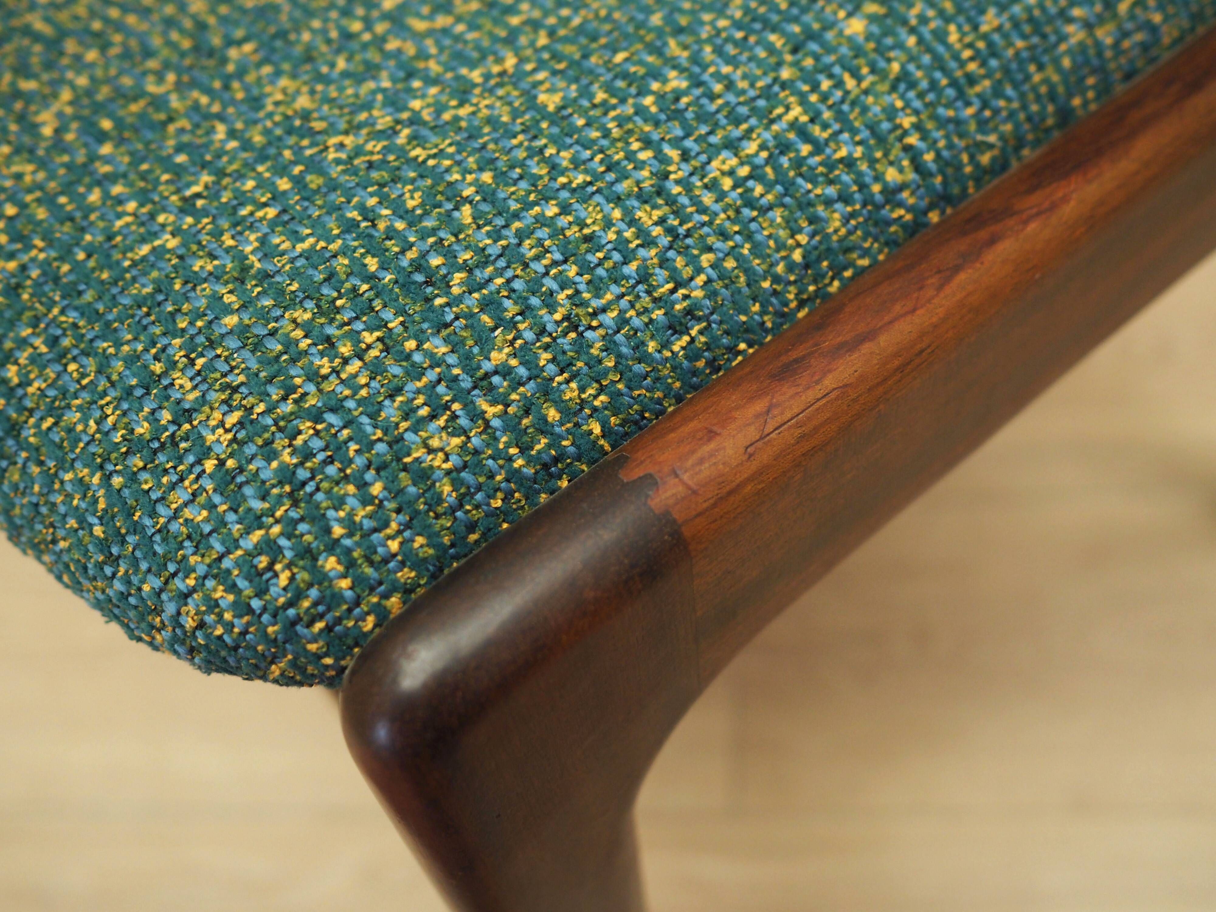 Set of six mahogany chairs, Danish design, 1970s, designer: Henning Kjærnul
