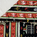 Hand woven wool rug 125x70cm