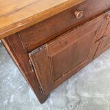 Jam cabinet, folk art furniture, oak, 19th century