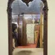 Large antique carved wooden mirror – Louis XV style – late 19th century