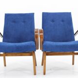 Paire de fauteuils Jaroslav Smidek des années 1960 pour TON, Tchécoslovaquie
