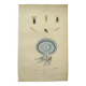 Old engraving from 1838 - Rhizostome jellyfish - Zoological hand-colored plate by Dumenil