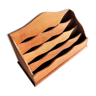 Boite de rangement pour lettres en bois