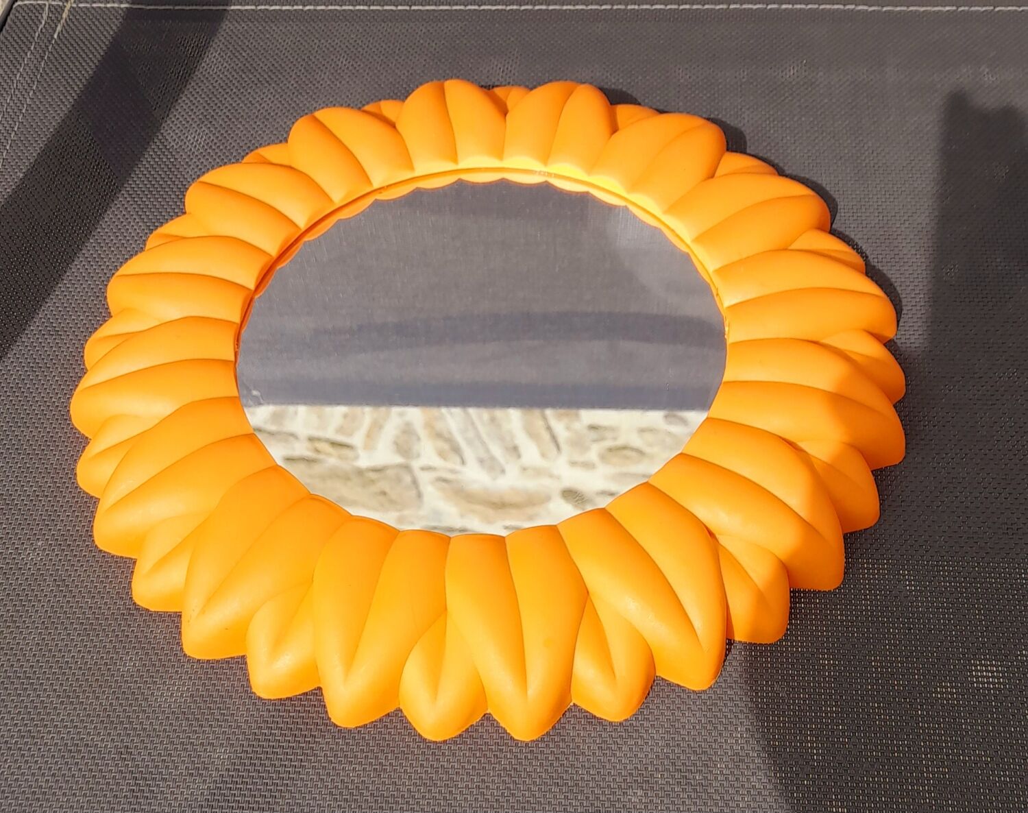 Plastic sun mirror 70s